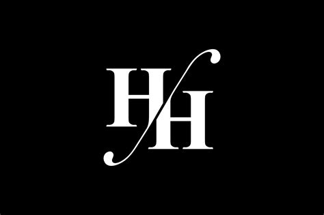 Hh Monogram Logo Design By Vectorseller