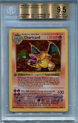 Charizard Base Set St Ed Shadowless Bgs Gem Mint Mtg Ccghouse