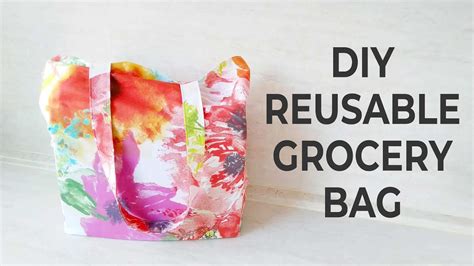 Diy Reusable Grocery Bag Tutorial IUCN Water