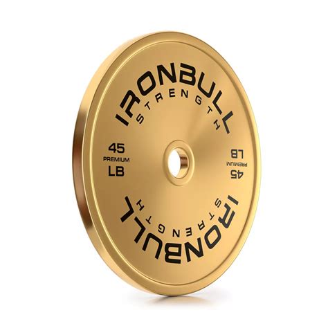 Premium Gold Weight Plates And Sets Lb Iron Bull Strength