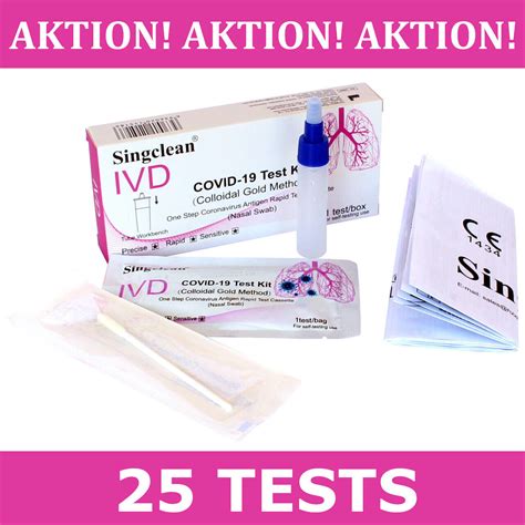 X Singclean Sars Cov Antigen Bfarm Corona Schnelltest Laien Test