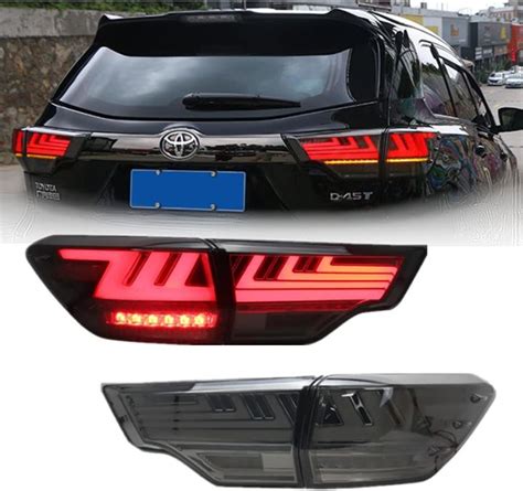 LED Tail Lights For Toyota Highlander 2014 2019 Start Up Animation