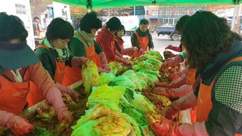 괴산군 도시소비자 찾아 괴산절임배추 직거래 판매