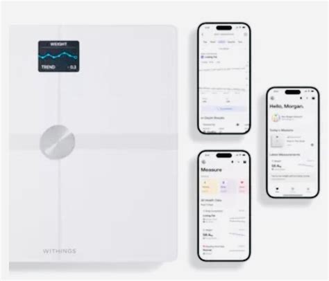 Withings Body Smart Scale Achieve Your Wellness Goals With Advanced Body Composition Insights