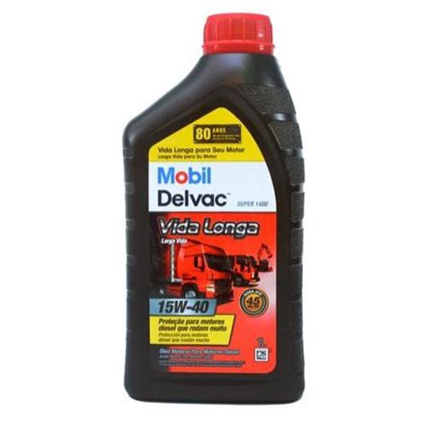 Óleo Motor Mobil Delvac Vida Longa 15W40 1 Litro em Promoção Ofertas