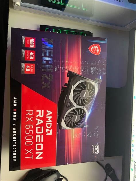 Msi Amd Radeon Rx 6500 Xt 4gb Gddr6 Radeon Rx 6500 Xt Mech 2x 4g Box