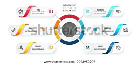 Infographic Template Business Concept Diagram Stock Vector (Royalty ...