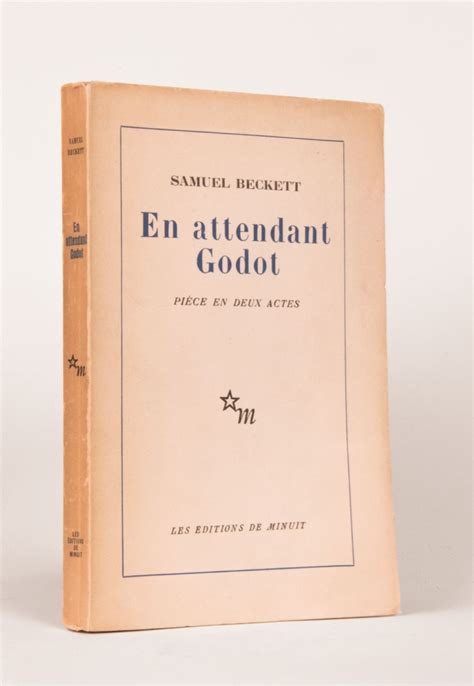 Beckett En Attendant Godot First Edition Edition Originale