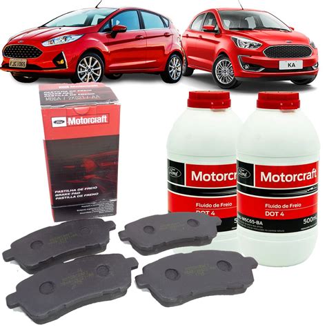 Kit Jogo Pastilha De Freio Dianteiro Dot Original Ford New Fiesta Ka