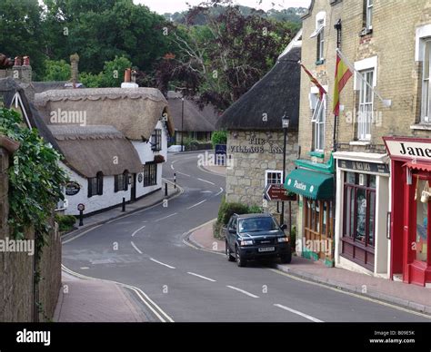 High Street Through Shanklin Isle Of Wight England UK Stock Photo