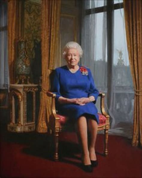 New Portrait Of The Queen Unveiled By British Legion BBC News