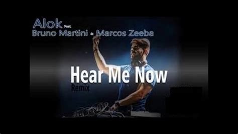 Alok Bruno Martini Feat Zeeba Hear Me Now Official Music Youtube