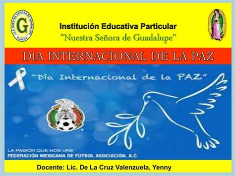 Dia Internacional De La Paz Ppt