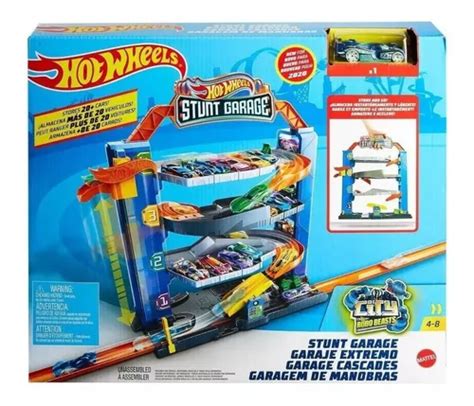 Pista Hot Wheels City Stunt Garage Mattel Gnl70 Parcelamento Sem Juros