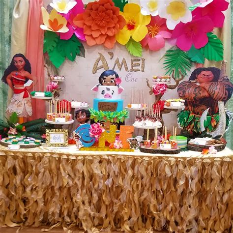 Moana Hawaiian Luau Birthday Party Ideas Photo 1 Of 13 Catch My Party