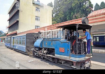 Steam Locomotive Hauled Darjeeling Himalayan Railway At Batasia Loop