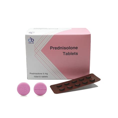 Prednisolone 5 Mg 500 Tabs S Charoen Bhaesaj Trading
