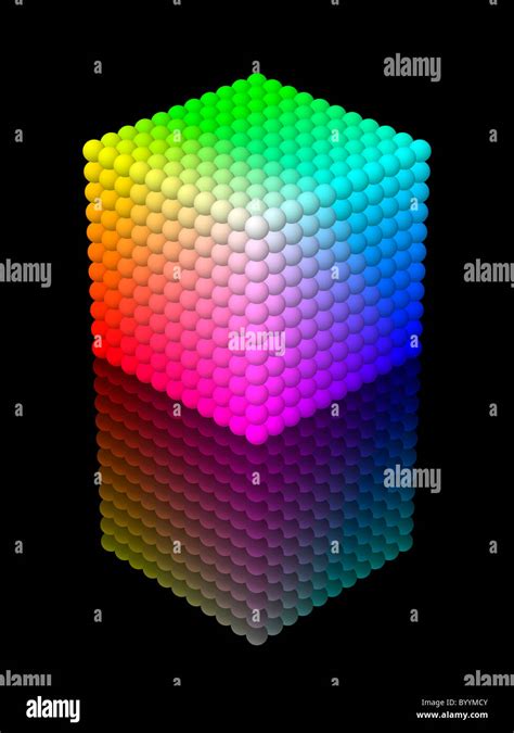 Rgb Color Cube Stock Photo Alamy