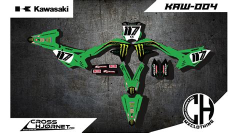 Dekalsett Kawasaki Crosshj Rnet