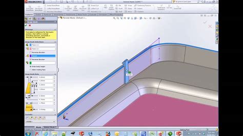 Solidworks Snap Hook And Groove Youtube