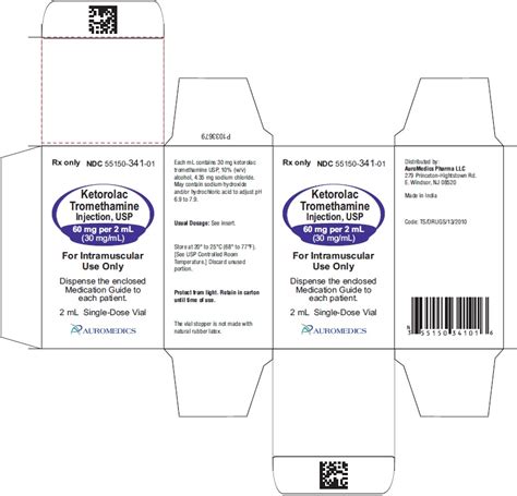 Ketorolac Tromethamine Injection Solution