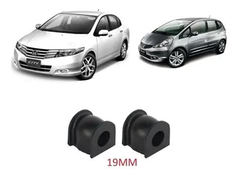 Par Bucha Barra Estabilizadora Diant Honda City New Fit Mm