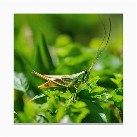 Grasshopper 12 Canvas Print By Pat4u Fy