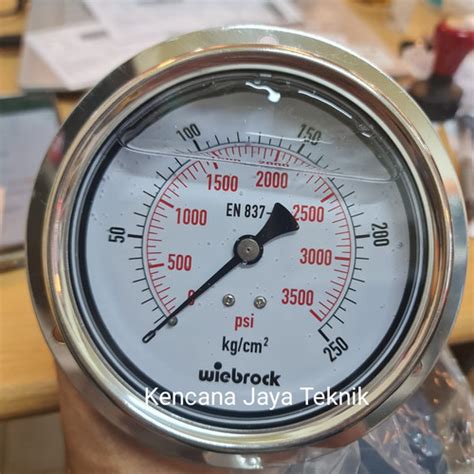 Jual Pressure Gauge Payung Stainless Kuningan 4 Inch 250 Kgbar 3500 Psi Jakarta Barat