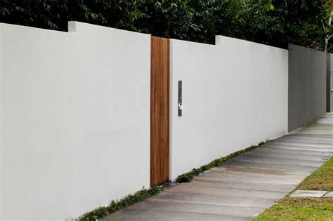 Moores Timber And Rendered Fences In Dingley Village Melbourne Vic