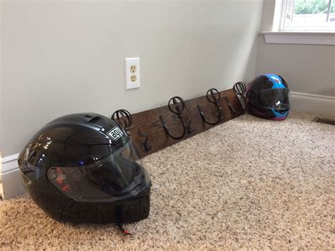 Helmet Rack Diy Motorcycle Creative Valentines Diy Valentines Crafts