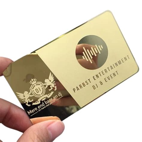 Metal Business Cards Corporate Member Card Custom Logo Engraved