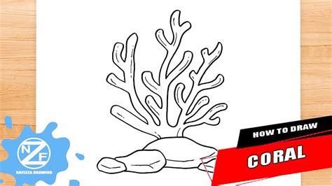 How To Draw Coral Youtube