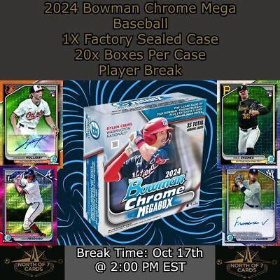 Termarr Johnson 2024 Bowman Chrome Baseball Mega 1 X Case Player