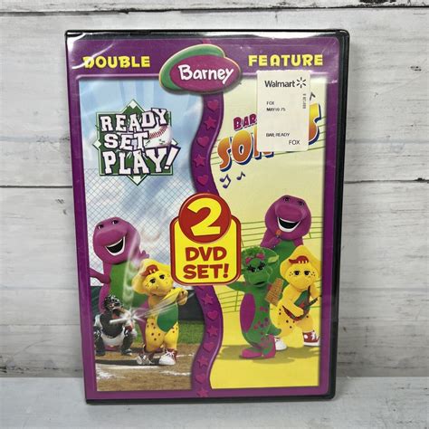 New Barney Double Feature Ready Set Play Grelly Usa