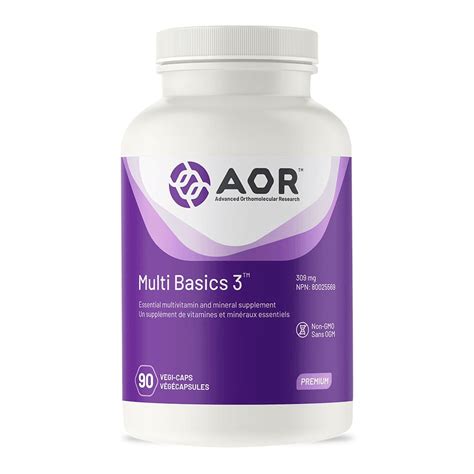 Aor Multi Basics 3 90 Vcaps Nature S Source