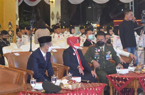 Puncak Peringatan Hut Ri Ke Dandim Magetan Hadiri Malam