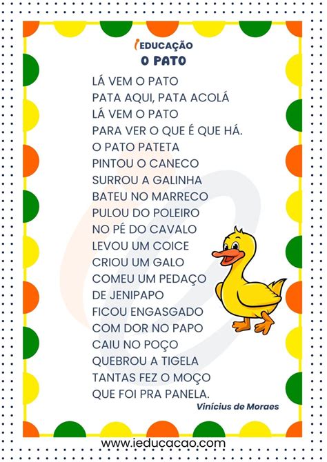 Poema Com Rimas 2 Ano
