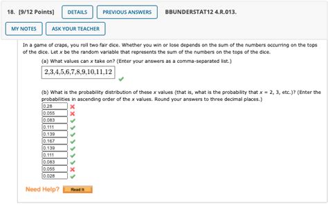 Solved 24 1 Points DETAILS BBUNDERSTAT12 4 R 019 MY Chegg