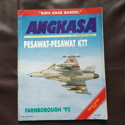 Jual Majalah Angkasa No Oktober Edisi Pesawat Pesawat Ktt