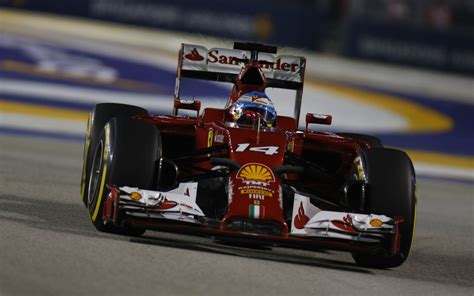 Fernando Alonso (Ferrari F14T), race, 2014 Singapore GP [1920x1200] : r ...