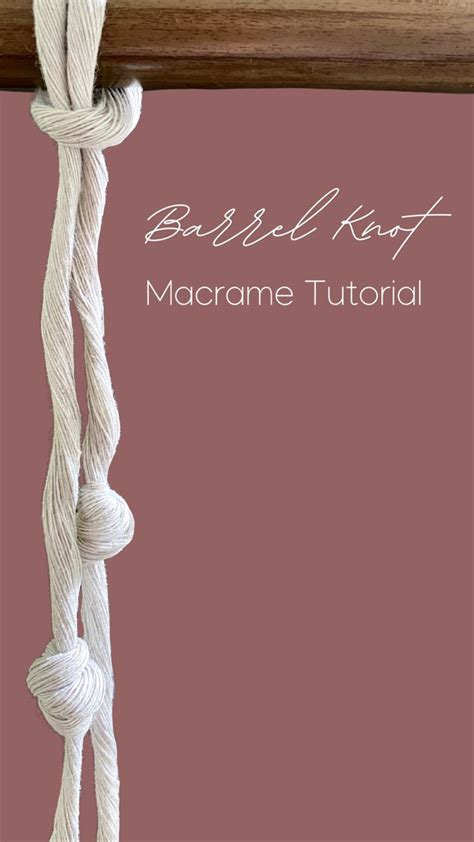 Knot Of The Day Barrel Knot Macrame Shorts More Info In Description