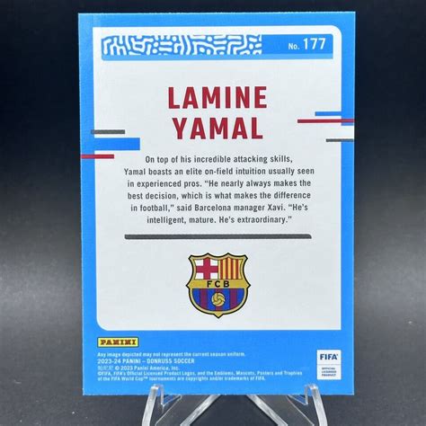 Panini Donruss Optic Rated Rookie Lamine Yamal Rc Ebay