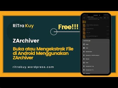 Cara Membuka Atau Mengekstrak File Di Android Menggunakan ZArchiver