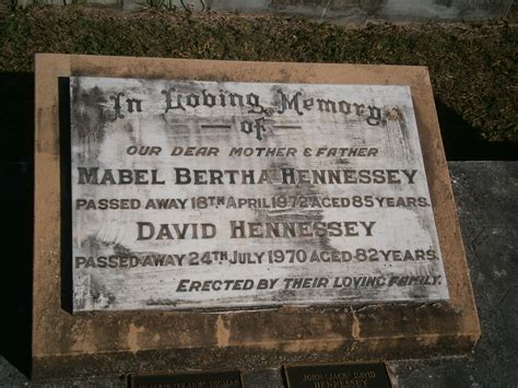 Mabel Bertha Bleakley Hennessey Find A Grave Memorial