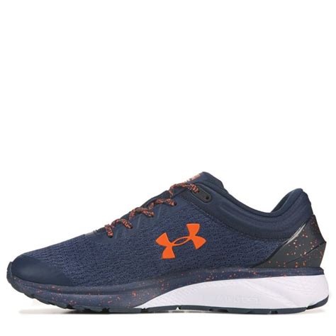 Under Armour Mens Charged Escape 3 Running Shoes Blueorangewhite