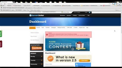 Giorno Inserimento Informazioni Personali Su Banners Broker Youtube