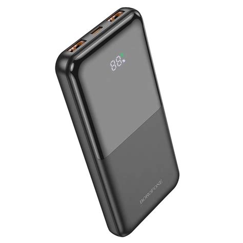 Повербанк Powerbank с быстрой зарядкой 10000mAh BOROFONE BJ36 PD20W