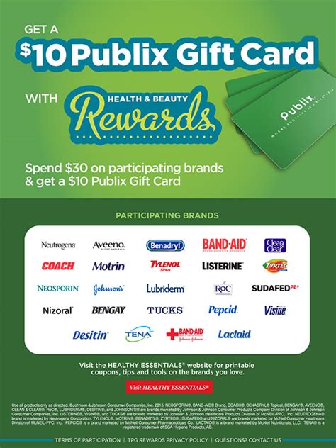 Johnson Johnson Publix Health Beauty Rewards TPG Rewards