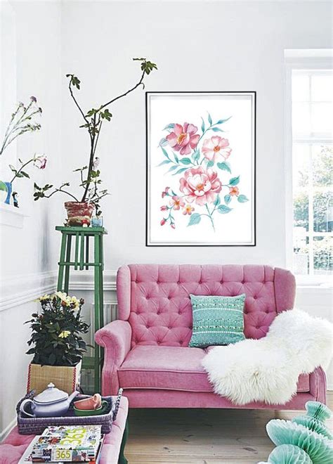 30 Beautiful Pink Living Room Decor Ideas HMDCRTN