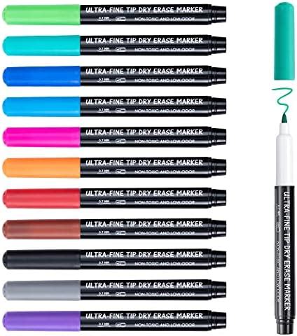 Dry Erase Markers Low Odor Fine Whiteboard Markers Thin Box Of